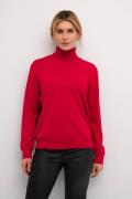 Cream Crvillea Knit Rollneck Kvinde Jester Red Rullekraver Str L - hos...