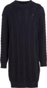 Tommy Hilfiger Cable Sweater Dress Str 5 år / 110 cm - Desert Sky Kjol...