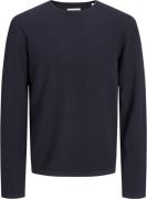 Jack & Jones Jjegeorge Knit Crew Neck Noos Mand Navy Blazer Sweaters R...