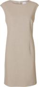 Selected Femme Slfrita SL Dress MEL Kvinde Island Fossil/melange Korte...