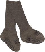 GoBabyGo Nonslip Socks in Merino Wool LV Str 27/30 Merino - Brown Mela...