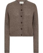 Lisa Yang Felicia Cardigan Nougat Size 0 Kvinde Nougat Cardigans Str S...