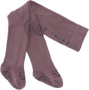 GoBabyGo Crawling Tights Organic Cotton L Str 6-12M - Misty Plum Strøm...