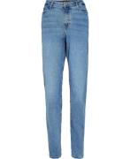 Lee Marion Straight Partly Cloudy Kvinde Medium Denim Straight Jeans S...