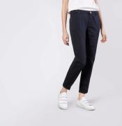 MAC Jeans Chino Kvinde Dark Blue Ppt Bukser Med Lige Ben Str 42 - hos ...