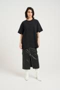 Gestuz Millogz Oversize tee Kvinde Black Washed Toppe Str L - hos Maga...