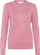 Saint Tropez Milasz Pullover Kvinde Foxglove Melange Sweaters Regular ...