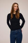 Magasin Myrna 1 RWS Strik Lambswool Kvinde Black Sweaters Str L Uld