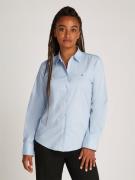 Tommy Hilfiger ESS Poplin Regular Shirt Kvinde Breezy Blue Langærmede ...