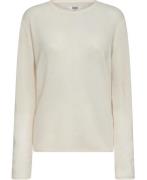 Magasin Grace 1 100% Cashmere Kvinde Off White Sweaters Str L Cashmere