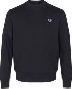 Fred Perry M7535 Mand Black Sweatshirts Str L - hos Magasin