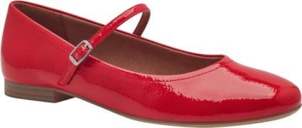 Tamaris 122122-42 Kvinde Red Patent Ballerinaer Str 36 - hos Magasin