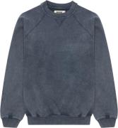 Woodbird Wbzhang Washed Crew Mand Black Sweatshirts Str L - hos Magasi...