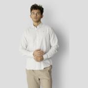 Clean Cut Copenhagen Oxford Stretch Stripe L/S Mand Khaki Striped Lang...