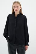 InWear Nixieiw Shirt Kvinde Black Langærmede Skjorter Str 40 - hos Mag...