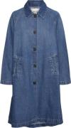 Vero Moda Vmsophie LS Long Denim Coat VMA Kvinde Medium Blue Denim Den...