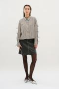 Karen by Simonsen Kbrianna Short Shirt Kvinde Thunderstorm Langærmede ...