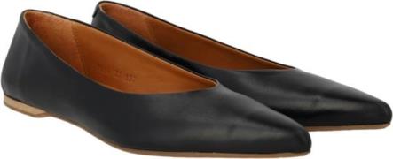 ANGULUS Minimalistisk Ballerina med Spids s Kvinde 1604 Black Ballerin...