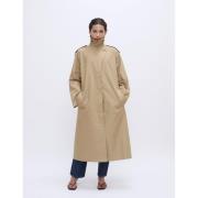 2NDDAY 2ND Willona Firm Cotton Kvinde Kelp Trenchcoats Str 34 - hos Ma...