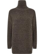 Weekend Max Mara Verdier Alpaca Blend Pullover Kvinde Bordeaux Rullekr...