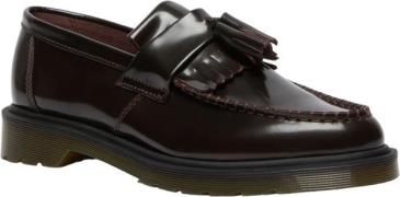 Dr. Martens 1460 Pascal Black Virginia Kvinde Cherry Red Loafers Str 3...