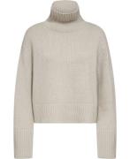 Lisa Yang Fleur Sweater Oyster Size 2 Kvinde Oyster Rullekraver Str S/...