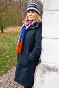 Danefæ Danemargrethe Winter Coat Kvinde Dark Navy Parkaer Str L - Poly...