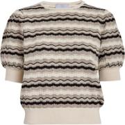 Minus Msevira Knit Tshirt Kvinde Sand Gray Sweaters Str L - hos Magasi...