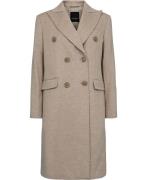 Sand Cashmere Coat W Saltun DB Kvinde Multi Vinterjakker Str 40 Cashme...