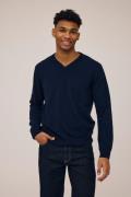 Magasin Mads 1 100% Cashmere Mand Navy Sweaters Str L Cashmere