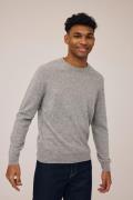 Magasin Maryn 2 RWS Strik Lambswool Mand Light Grey Melange Sweaters S...