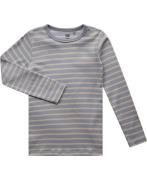 Magasin Mouse 1G Str 4 Blue Stripe Langærmede Tshirts Bomuld