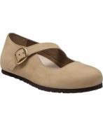 Birkenstock Tracy Lenb Sandcastle Kvinde Sand Ballerinaer Str 40 - hos...