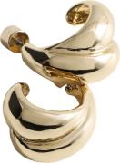 MANGO Intertwined Double Hoop Earrings U - Creoler hos Magasin