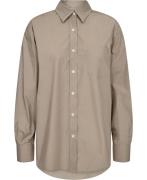 Filippa K Sammy Shirt Kvinde Moss Grey Langærmede Skjorter Str 40 - ho...