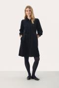 Part Two Eyvorspw DR Kvinde Dark Navy Midi Kjoler Regular Fit Str 40 -...