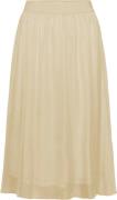 Saint Tropez sz Skirt Kvinde Plaza Taupe Midi Nederdele Casual Fit Str...