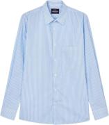 Mads Nørgaard - Copenhagen Organic Cotton Poplin Sune Shirt Mand Blå M...