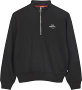 Mads Nørgaard - Copenhagen Mix Sweat Crewie Half Zip Sweatshirt Str 4 ...