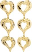 Pilgrim Tide Earrings Goldplated one size - Ørestikker hos Magasin