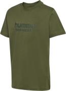 Hummel Hmljr Base Tshirt S/S Str 4 år / 104 cm - Winter Moss Kortærmed...