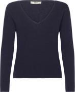 RM by Rosemunde Rmwsofia Wool LS Vneck Knit Kvinde Navy Sweaters Str L...