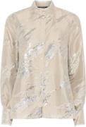 Bruuns Bazaar Plantagobbcharlotta Shirt Kvinde Light Gold Skjorter Str...