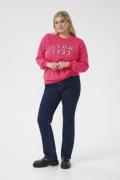 Kaffe Curve Kcvioli Sweatshirt Kvinde Raspberry Skjorter Str L - hos M...