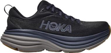 HOKA Bondi 8 Mand Black / Iron Ore Sneakers Str 42 - hos Magasin