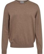 Sand Cotoncash Plain Iq Mand Sand Sweaters Str L - hos Magasin