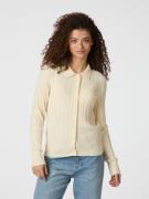 Neo Noir Rio Solid Knit Cardigan Kvinde Light Yellow Cardigans Str 40 ...