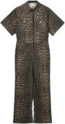 Sofie Schnoor Wilmasw Jumpsuit Kvinde Light Brown Leopard Buksedragter...