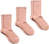 Girlfriend Collective 3pack Please Recycle Crew Sock Ankelstrømper Str...