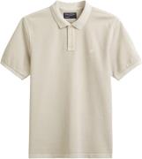 Marc O’Polo Poloshirt, Short Sleeve, rib Detail Mand Gray Silk Kortærm...